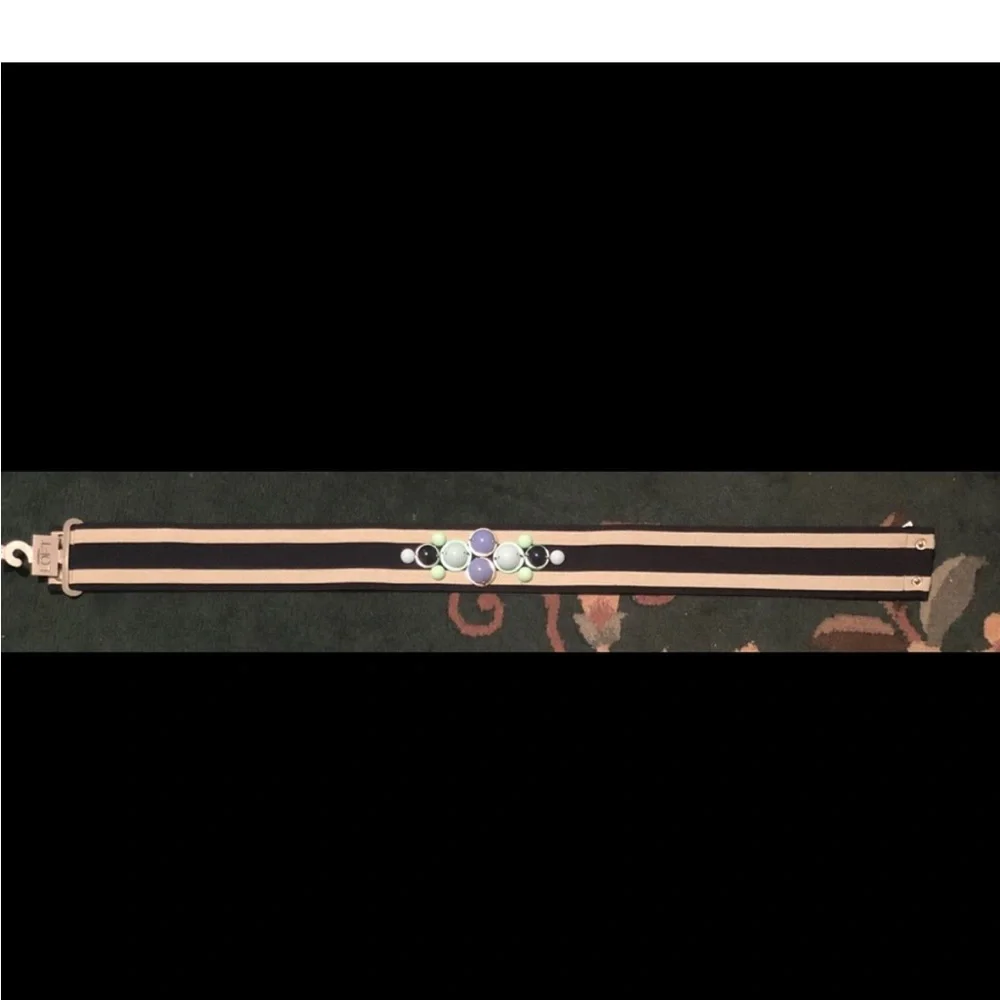 LOFT striped belt